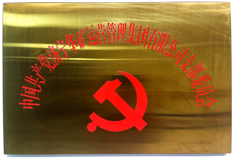 熱烈祝賀中共華礦集團(tuán)支部委員會正式掛牌！